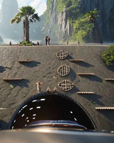 helipad,stargate,rescue helipad,mesa,elves flight,infinity swimming pool,futuristic landscape,vault (gymnastics),vertigo,ufo,overlook,sky space concept,vault,airships,parking spot,capri,immenhausen,uf