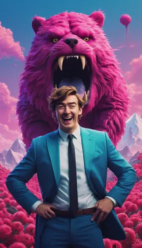 harry,harry styles,beatenberg,harold,man in pink,the pink panter,pink panther,styles,pink elephant,the pink panther,pink-purple,kong,cancer icon,pink background,magenta,the suit,pink,edit icon,ed fu,god,Conceptual Art,Sci-Fi,Sci-Fi 11