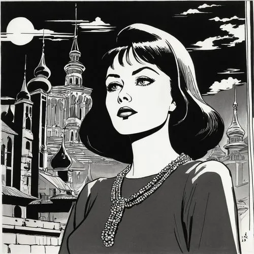 chaykin,clowes,brubaker,manara,moskvina,kanigher,Illustration,Black and White,Black and White 10