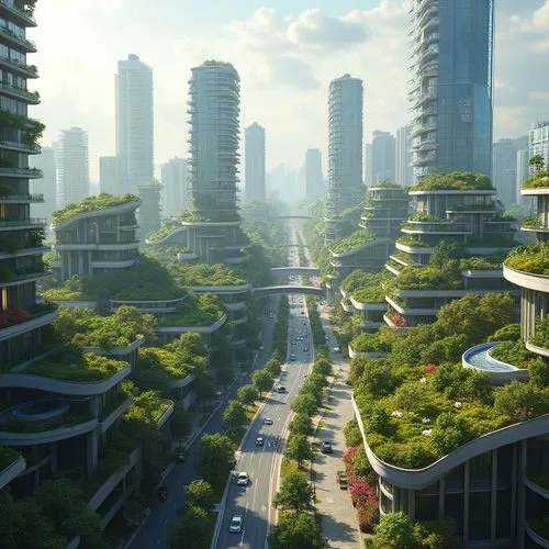 ecotopia,terraformed,futuristic landscape,futuristic architecture,arcology,smart city,microdistrict,urbanization,terraforming,urban development,urban design,urbanism,urbanworld,terraform,urbanized,utopias,cybercity,greentech,suburbanized,citydev,Photography,General,Realistic