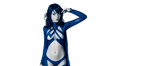 cortana,intermodulation,kitana,fingon,blue enchantress,longmei,aizen,liara,asagi,manami,bodypainting,xenosaga,blue background,masato,eikichi,art deco woman,brs,blue and white,illyria,munakata,Illustration,Black and White,Black and White 12