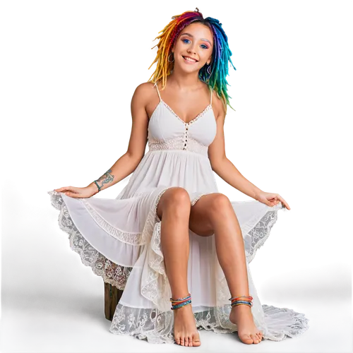 maci,fae,tutu,cocktail dress,sitting on a chair,hula,white dress,lycia,png transparent,tori,chair png,pixie,bandana,girl on a white background,dress,toni,vanessa (butterfly),jasmine sky,nice dress,lisaswardrobe,Illustration,Abstract Fantasy,Abstract Fantasy 13