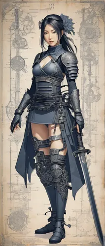 female warrior,swordswoman,samurai fighter,yi sun sin,samurai,katana,shuanghuan noble,warrior woman,zui quan,hwachae,mulan,xing yi quan,massively multiplayer online role-playing game,sterntaler,wuchang,samurai sword,haegen,xiaochi,sanshin,tong sui,Illustration,Japanese style,Japanese Style 18