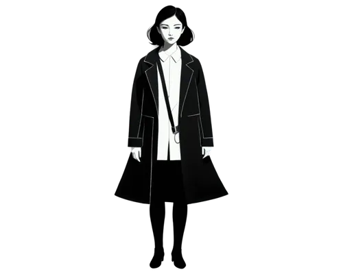 long coat,black coat,overcoat,coat,trench coat,fashion vector,fashion illustration,woman in menswear,old coat,imperial coat,girl in a long,one-piece garment,fashion sketch,outerwear,frock coat,hanbok,national parka,winter dress,sewing pattern girls,fashion girl,Conceptual Art,Sci-Fi,Sci-Fi 11