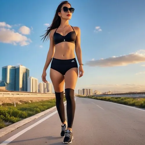 female runner,woman walking,sclerotherapy,free running,shapewear,activewear,Photography,General,Realistic