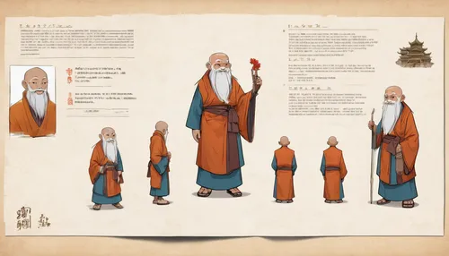 Illustrate a heartwarming friendship between Zhu Bajie and a wise monk on a spiritual journey.,theravada buddhism,monks,buddhists monks,monk,buddhist monk,twelve apostle,jizo,buddhism,qi gong,buddhist