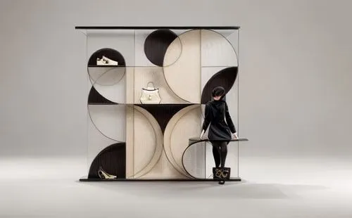 Furniture piece for Dolce and gabbana boutique ,room divider,armoire,storage cabinet,vitrine,metal cabinet,bookcase,wood mirror,shoe cabinet,cubic house,bookshelf,chiffonier,paper stand,insect house,d