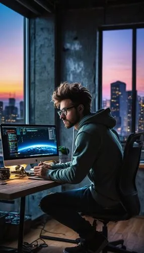 man with a computer,blur office background,computer business,deskpro,working space,in a working environment,deskjet,man silhouette,computer addiction,workspaces,computer workstation,night administrator,programmer,inntrepreneur,techlife,sysadmin,remote work,windows wallpaper,computerologist,ergonomics,Illustration,Realistic Fantasy,Realistic Fantasy 18