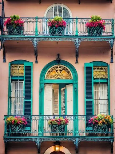 colorful facade,french quarters,nola,balconies,neworleans,new orleans,balcones,balcon de europa,balcony,beautiful buildings,row of windows,tulane,ventanas,casa,old architecture,shutters,colorful city,san juan,paris balcony,old windows,Illustration,Vector,Vector 16