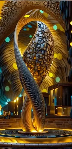 helix,fractalius,torus,steel sculpture,png sculpture,mobius