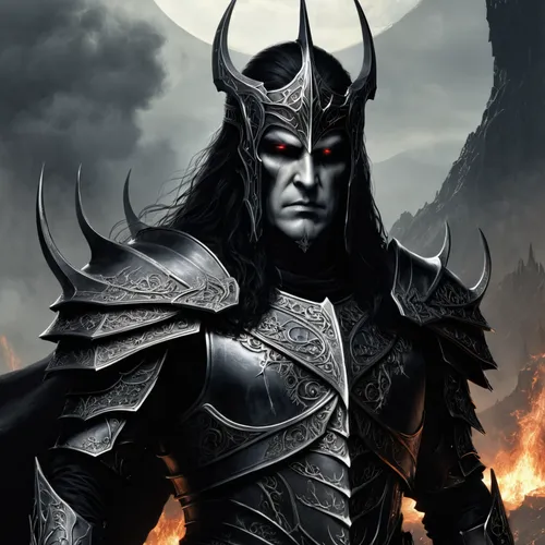 Morgoth (Sindarin: "Dark Foe of the World"), was the rebel Vala, the first Dark Lord, and the prime mover of evil in Eä in the Elder Days. Since he could not control Arda, he sought to reduce it to a 