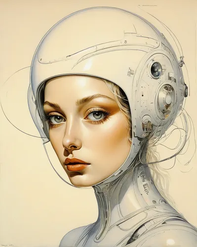 astronaut helmet,spacesuit,space suit,astronaut,cosmonaut,diving helmet,space-suit,aquanaut,bicycle helmet,helmet,safety helmet,sci fiction illustration,heliosphere,diving bell,astronautics,andromeda,space art,motorcycle helmet,orbiting,helmets,Illustration,Retro,Retro 21