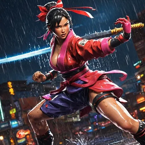 xiaoyu,kunoichi,juri,jubei,jianghua,kazama,Conceptual Art,Fantasy,Fantasy 26