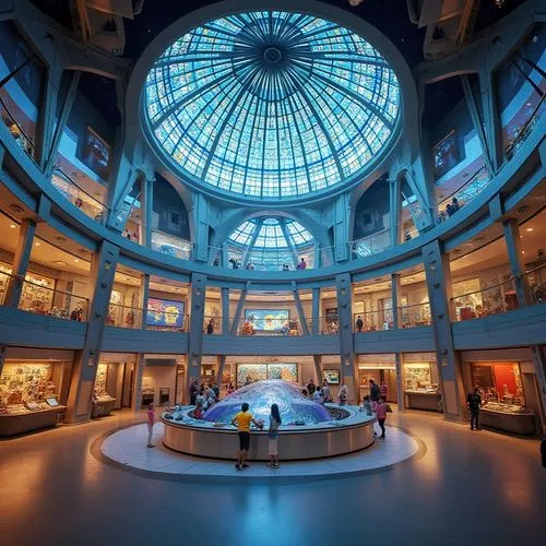 maximilianeum,amnh,rotunda,emporium,rotundas,galleries,atrium,museum of science and industry,musical dome,atriums,guggenheim museum,smithsonian,europaeum,schirn,galleria,aquariums,shedd,artscience museum,the interior of the,musée d'orsay,Photography,General,Realistic