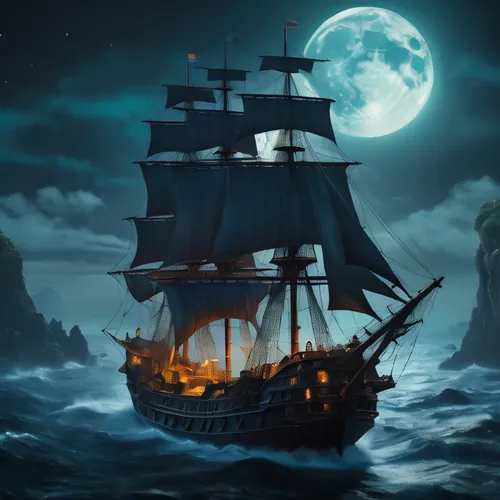 pirate ship,ghost ship,sea sailing ship,sailing ship,galleon,sail ship,sailing ships,piracies,maelstrom,whydah,pirating,fantasy picture,caravel,pirate treasure,doubloons,piratical,commandeer,plunderin