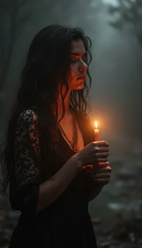 magick,mystical portrait of a girl,spellcasting,divali,samhain,hecate