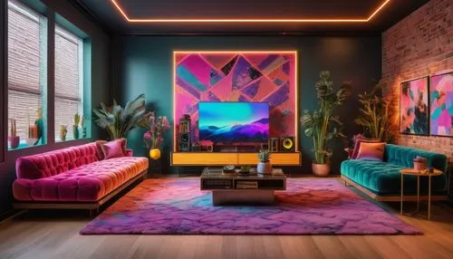 modern decor,livingroom,apartment lounge,interior design,living room,contemporary decor,modern room,great room,loft,interior decor,modern living room,interior decoration,sitting room,interior modern design,maximalism,decor,an apartment,home interior,shared apartment,bohemian art,Illustration,Realistic Fantasy,Realistic Fantasy 03