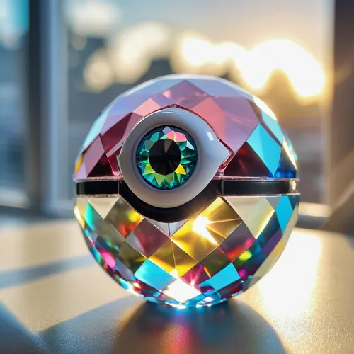 prism ball,pokeball,crystal ball-photography,glass sphere,prism,glass ball,lensball,crystal ball,orb,christmas ball ornament,shiny,mirror ball,colorful glass,swirly orb,glass yard ornament,glass ornament,crystal egg,paper ball,prismatic,glass balls,Photography,General,Realistic