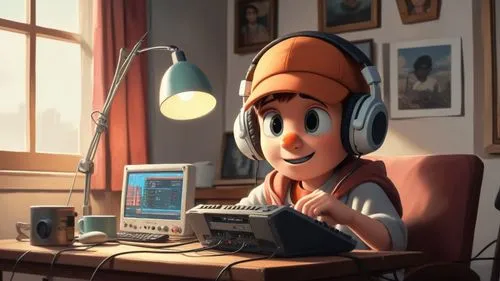 bohlander,animator,listening to music,mvm,man with a computer,sfm,retro music,theodore,announcer,petito,nicktoon,sportacus,telegraphist,uderzo,radio,telefonico,ferbert,telefono,macphie,plantronics