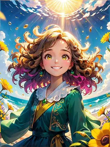 miriya,schierke,schierholtz,celestial chrysanthemum,schierstein,sea of flowers,Anime,Anime,Cartoon