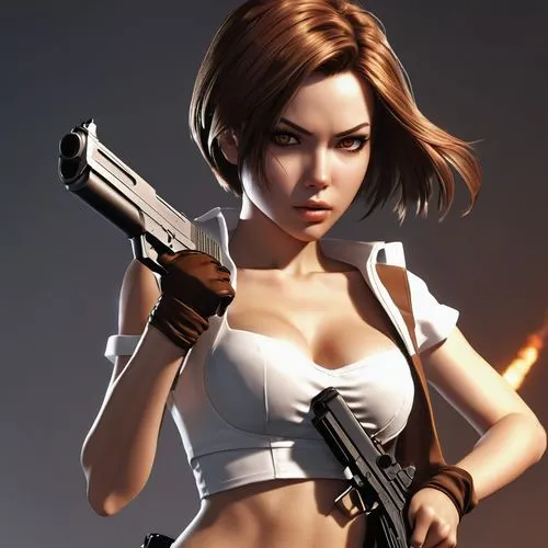 bulletgirl,girl with gun,girl with a gun,timesplitters,woman holding gun,lara,croft,chell,romanoff,bloodrayne,rogue,femforce,padme,superhot,holding a gun,sharpshooter,zhomova,shumeiko,lady medic,brigette,Photography,General,Realistic