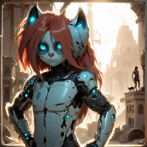 cyberdog,cortana,cyberian,robotic,digitigrade,cybernetic,Conceptual Art,Sci-Fi,Sci-Fi 17