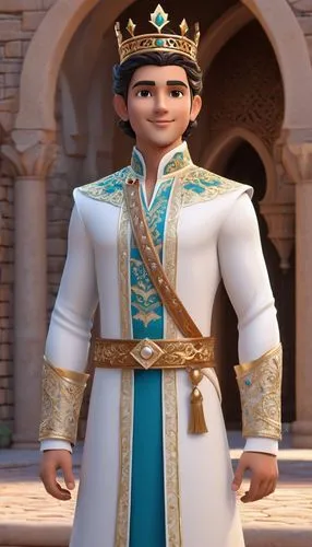 pangeran,agrabah,pahlavi,akbar,reza,maharajadhiraj,Unique,3D,3D Character