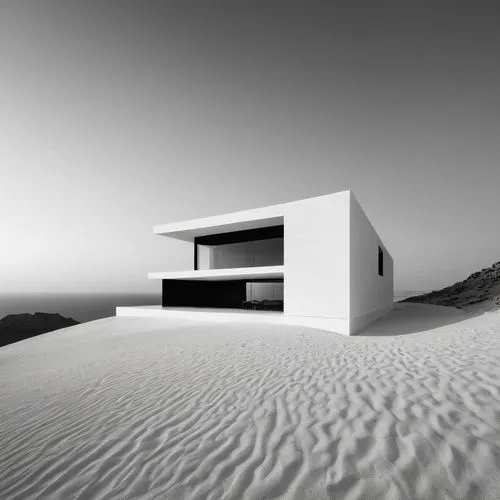 dunes house,cubic house,snow house,siza,whitebox,white room,white sands dunes,cube house,corbu,shulman,chipperfield,amanresorts,winter house,modern architecture,dinesen,beach house,breuer,admer dune,snohetta,dune ridge,Illustration,Black and White,Black and White 33