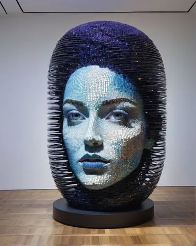 plastic arts,sculptor ed elliott,woman sculpture,fountain head,png sculpture,kinetic art,art object,steel sculpture,big marbles,woman's face,dali,decorative art,roy lichtenstein,head woman,the hat of the woman,raven sculpture,la violetta,artist's mannequin,stone sculpture,medusa,Photography,Fashion Photography,Fashion Photography 25