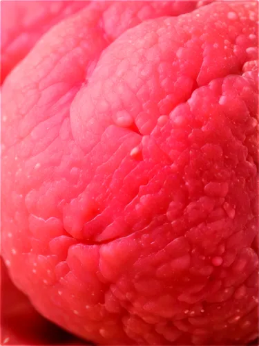 Fibroma, skin lesion, close-up, benign tumor, soft pink color, irregular shape, rough skin texture, small size, solo, macro photography, natural light, shallow depth of field, warm color tone.,grapefr