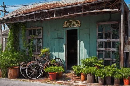 garden shed,farmstand,micanopy,village shop,gruene,flower shop,farm hut,general store,bellingen,sheds,country cottage,rustic,bywater,barnhouse,boatshed,shed,key west,apalachicola,homegrocer,greenhut,Conceptual Art,Sci-Fi,Sci-Fi 07