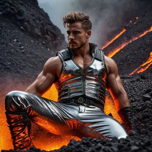 lava,god of thunder,hephaestus,shatterstar,molten,volcanologist,lignite,lava flow,agron,miner,lava balls,haegglund,steel man,smouldering,volcanology,coalminer,stacee,coals,ironworking,iron,Photography,General,Fantasy