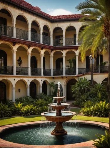 hacienda,parador,courtyards,courtyard,inside courtyard,quadrangle,mizner,paradores,cloister,usf,flagler,usc,palazzo,palacio,utpa,water palace,sdsu,ringling,tomasino,tulane,Illustration,Abstract Fantasy,Abstract Fantasy 19