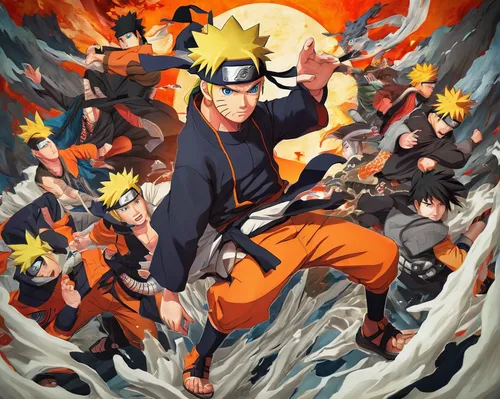 naruto,boruto,nine-tailed,iaijutsu,ninja,shinobi,ninjutsu,kakashi hatake,sōjutsu,jujutsu,shinkiari,ninja star,shuriken,kenjutsu,ninjas,fire background,sensei,battōjutsu,sakura background,takikomi gohan,Conceptual Art,Oil color,Oil Color 18