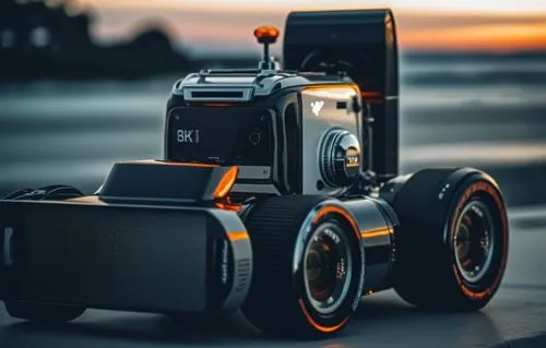 a modern camera and its reflection,walle,forklift,garrison,hasselblad,forklifts,traktor,Photography,General,Realistic