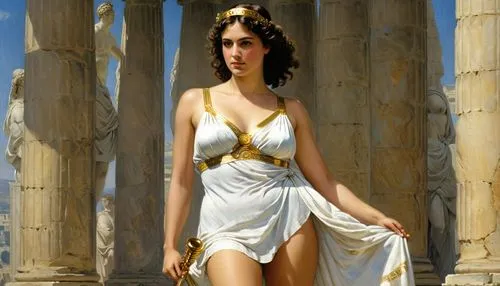 antinous,grecian,inanna,ancient egyptian girl,maenad,athene,Art,Classical Oil Painting,Classical Oil Painting 13