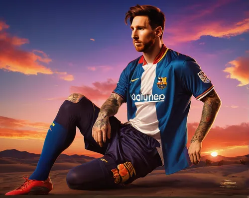 barca,footballer,soccer player,fifa 2018,the balearics,football player,sports jersey,net sports,barcelona,soccer,footbal,leo,player,football boots,athletic,photoshop creativity,handball player,catalonia,valencian,wall & ball sports,Illustration,Retro,Retro 10