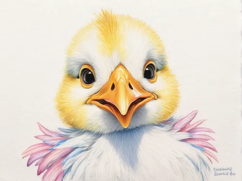 mandarin duck portrait,portrait of a hen,watercolor bird,easter chick,bird painting,watercolor baby items,chick,pullet,baby chick,silkie,hen,pheasant chick,watercolor pencils,duckling,baby chicken,animal portrait,watercolor macaroon,cockerel,painted eggshell,summer plumage,Conceptual Art,Daily,Daily 17