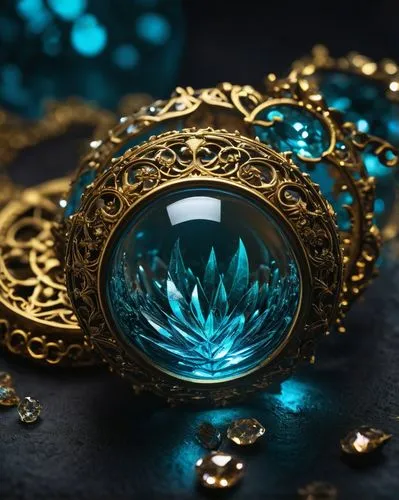 crystal ball-photography,arkenstone,paraiba,gemology,crystal ball,locket,Photography,General,Fantasy