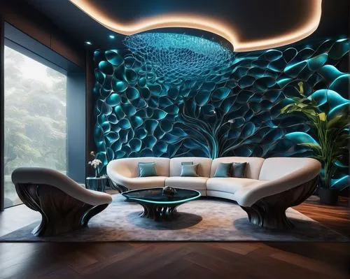 modern decor,interior design,water sofa,contemporary decor,interior decoration,wall decoration,interior decor,great room,interior modern design,wallcoverings,coral reef,blue room,chaise lounge,taniwha,patterned wood decoration,wall lamp,wall decor,decor,ornate room,underwater oasis,Photography,Documentary Photography,Documentary Photography 11