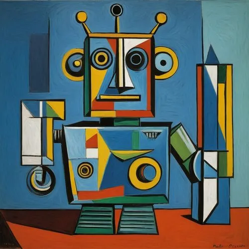 cubist,cubists,robot icon,picabia,kandinsky,leger,Art,Artistic Painting,Artistic Painting 05