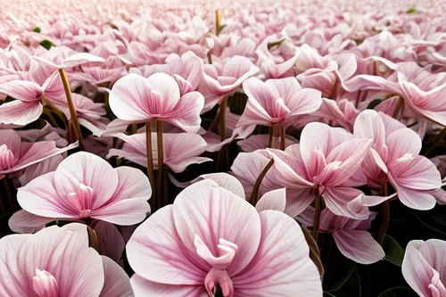 pink tulips,cyclamen,pink petals,pink tulip,tulip background,tulip white,tulip flowers,tulip magnolia,pink flowers,pink lisianthus,calla lilies,anemone japan,flower pink,pink flower white,tulip festival,pink magnolia,flower background,flowers png,flower wall en,tulips,Realistic,Flower,Cyclamen