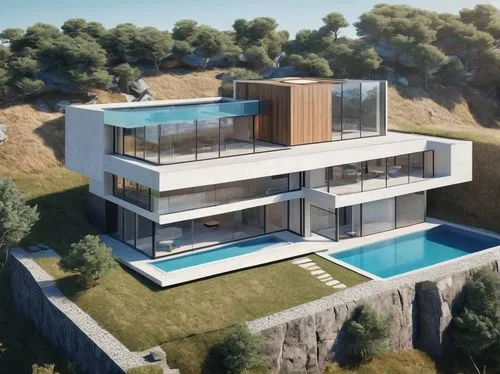 modern house,3d rendering,modern architecture,luxury property,dunes house,luxury home,dreamhouse,render,pool house,mansion,house by the water,holiday villa,renders,cubic house,prefab,immobilier,contemporary,luxury real estate,private house,cube house,Art,Artistic Painting,Artistic Painting 46