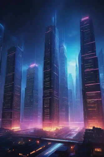 cybercity,cyberport,cybertown,coruscant,cityscape,futuristic landscape,city skyline,coldharbour,monoliths,cyberworld,cyberia,metropolis,city cities,skyscrapers,urban towers,black city,cyberpunk,arcology,megapolis,highrises,Conceptual Art,Fantasy,Fantasy 28