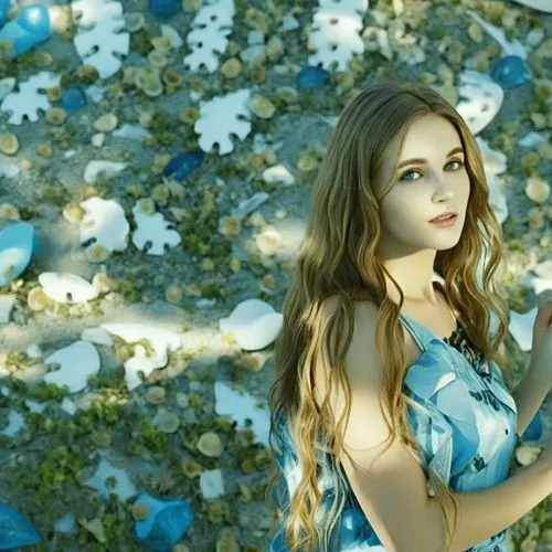 The youth center has blue glass and white plaster of curved shells with a city background and a car park.,a young woman standing in front of a giant amount of balloons,beautiful girl with flowers,girl