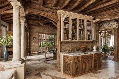 marble floor,luxury home interior,luxury bathroom,provencal life,interior design,interior decor,tile kitchen,wooden beams,home interior,breakfast room,luxury property,spanish tile,interiors,cabinetry,