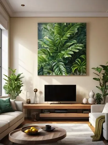 pandanus,modern decor,philodendron,livingroom,contemporary decor,living room,apartment lounge,philodendrons,interior decor,arecaceae,modern living room,calathea,botanical frame,dracaena,houseplant,tropical house,norfolk island pine,marble painting,interior decoration,dracena,Conceptual Art,Oil color,Oil Color 05