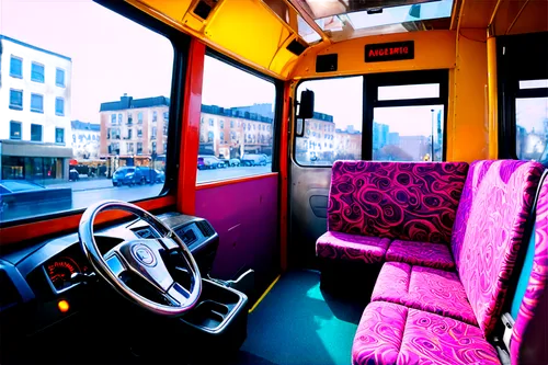 street car,city bus,citybus,memphis tennessee trolley,streetcars,driver's cab,the bus space,firstbus,metrobus,translink,streetcar,bus,the vehicle interior,trolley bus,autobus,transitway,westbus,empty interior,transbus,metrobuses,Conceptual Art,Oil color,Oil Color 23