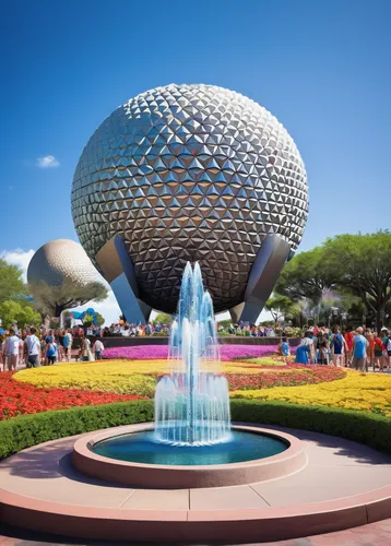 epcot ball,epcot center,epcot spaceship earth,epcot,walt disney world,disney world,walt disney center,decorative fountains,flower dome,shanghai disney,musical dome,attraction theme,water feature,the golf ball,fountain of friendship of peoples,walt,globe flower,disney rose,magic kingdom,full hd wallpaper,Illustration,Realistic Fantasy,Realistic Fantasy 41