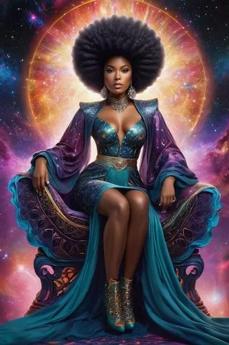 afrofuturism,afrocentrism,amerykah,afrocentric,badu,womanist,Illustration,American Style,American Style 02